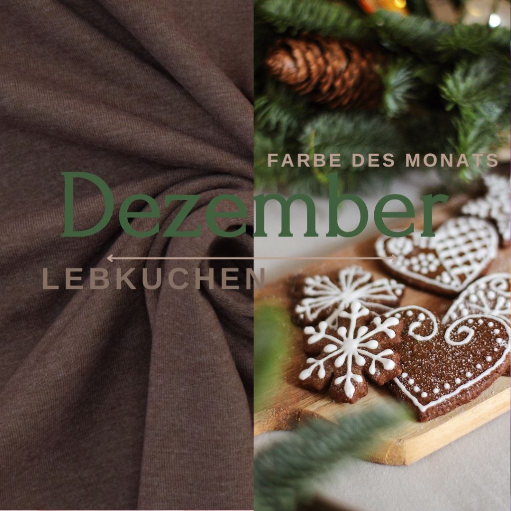 Lebkuchen - unsere Farbe des Monats Dezember