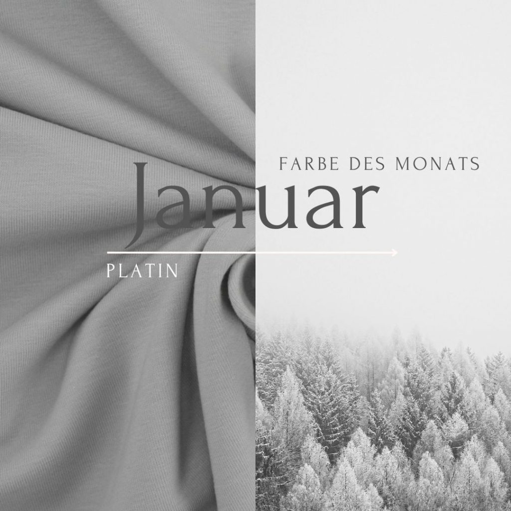 Platin - die Farbe des Monats Januar
