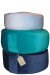 Meditationskissen aus Nickisamt mit natürlicher Dinkelspelz-Füllung (Farben im Bild: Himmelblau, Karibik, Marine)